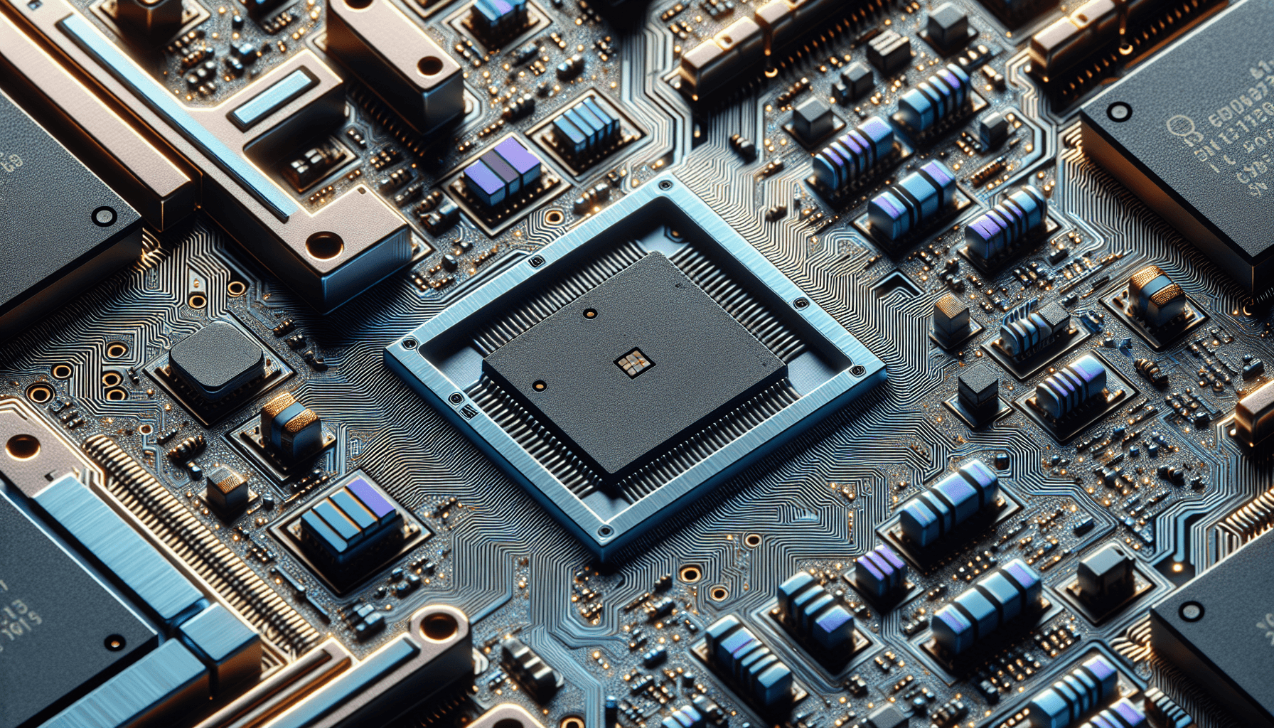 Intricate computer chip